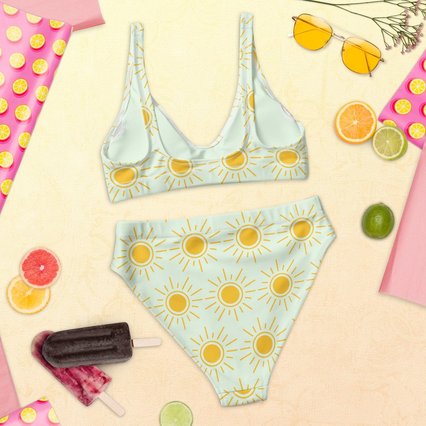 Sunshine Recycled high-waisted bikini