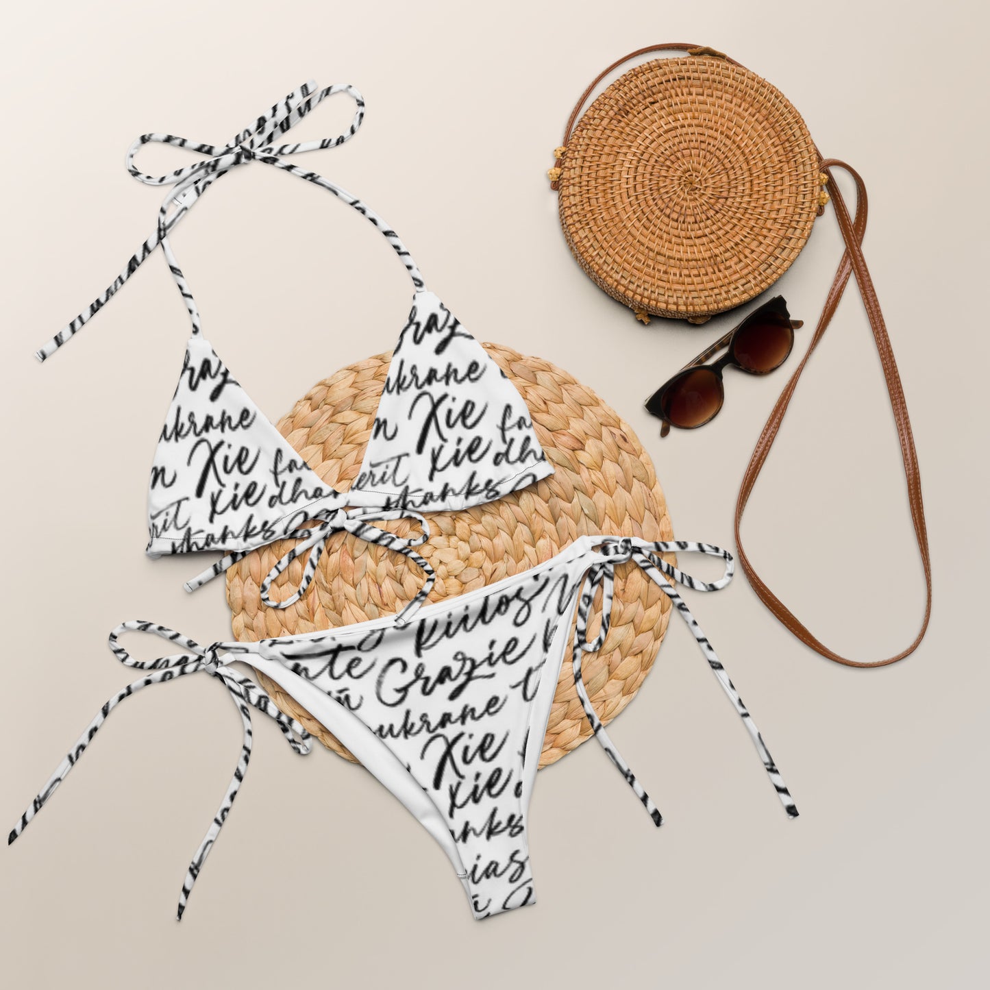 Recycled string bikini