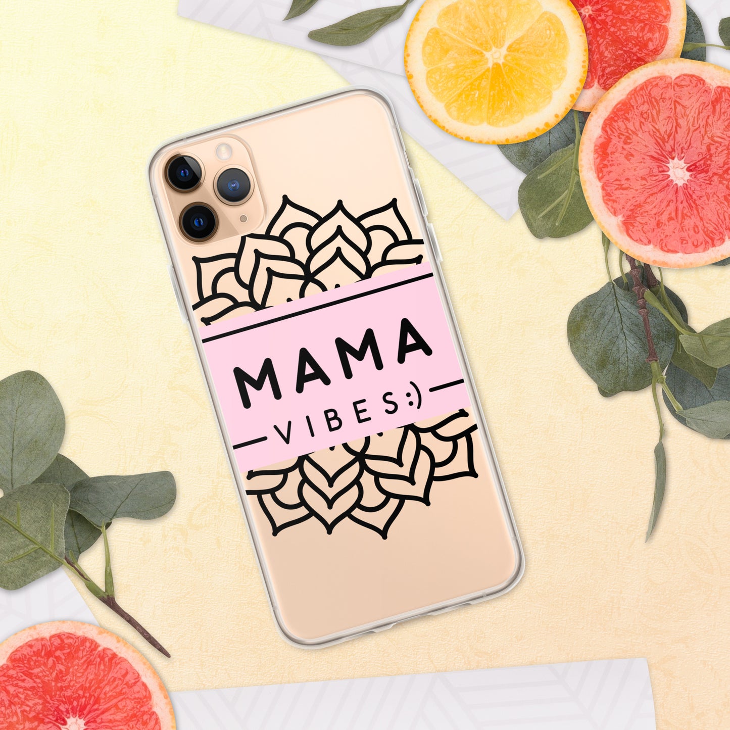 Mama Vibes Clear Case for iPhone®