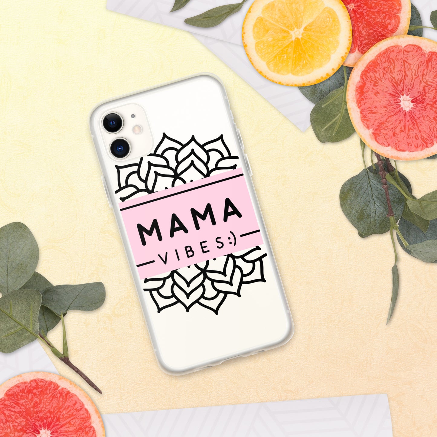 Mama Vibes Clear Case for iPhone®