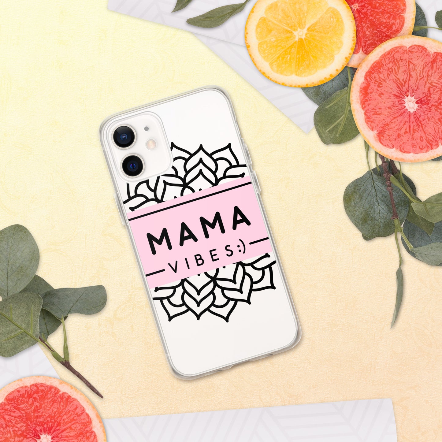 Mama Vibes Clear Case for iPhone®