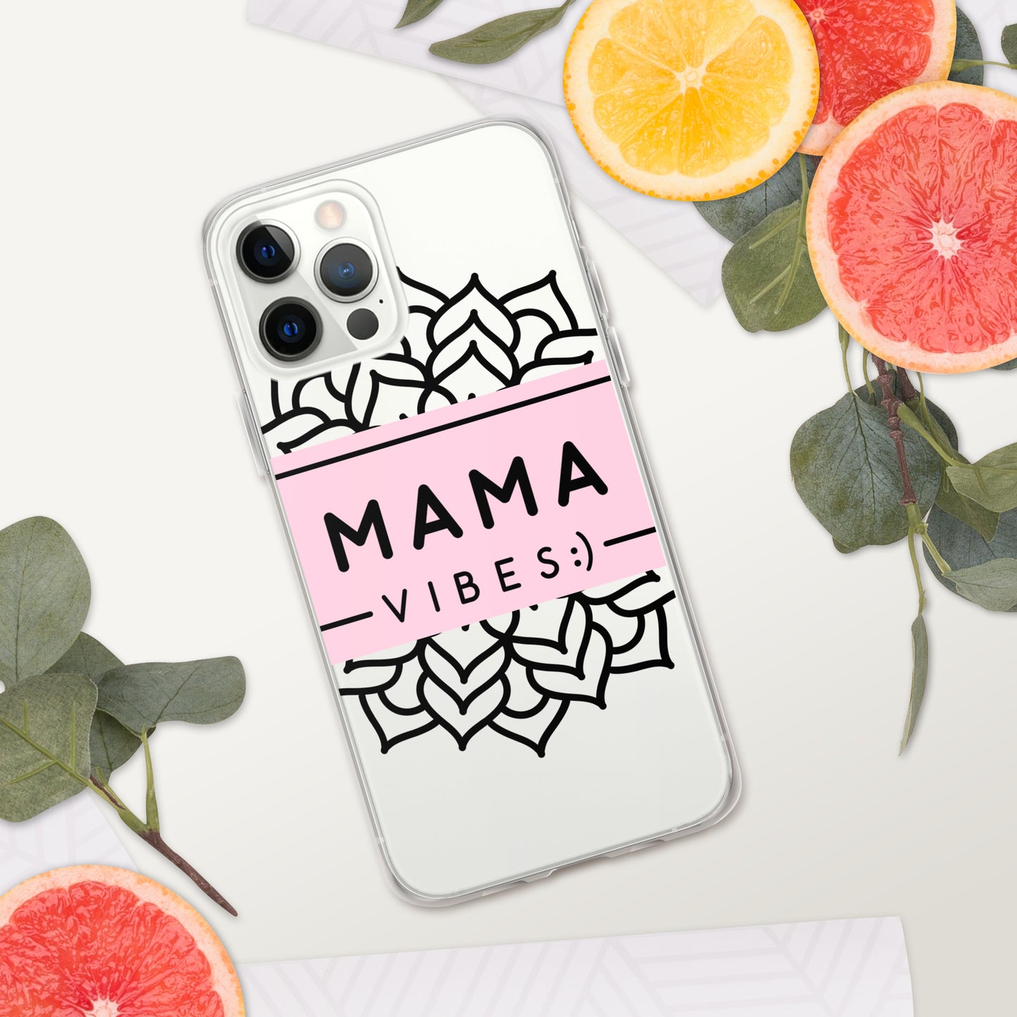 Mama Vibes Clear Case for iPhone®