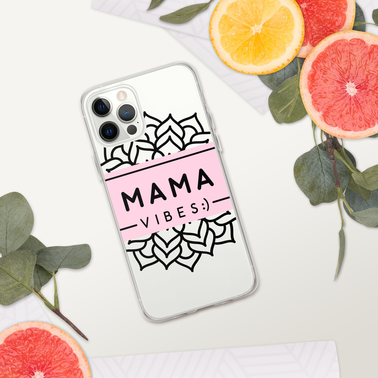 Mama Vibes Clear Case for iPhone®