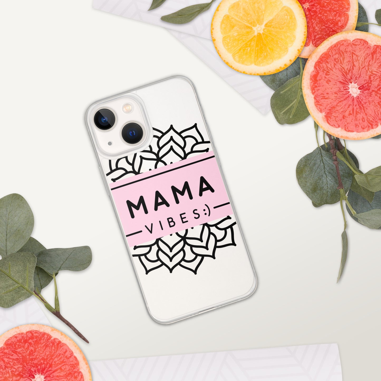 Mama Vibes Clear Case for iPhone®