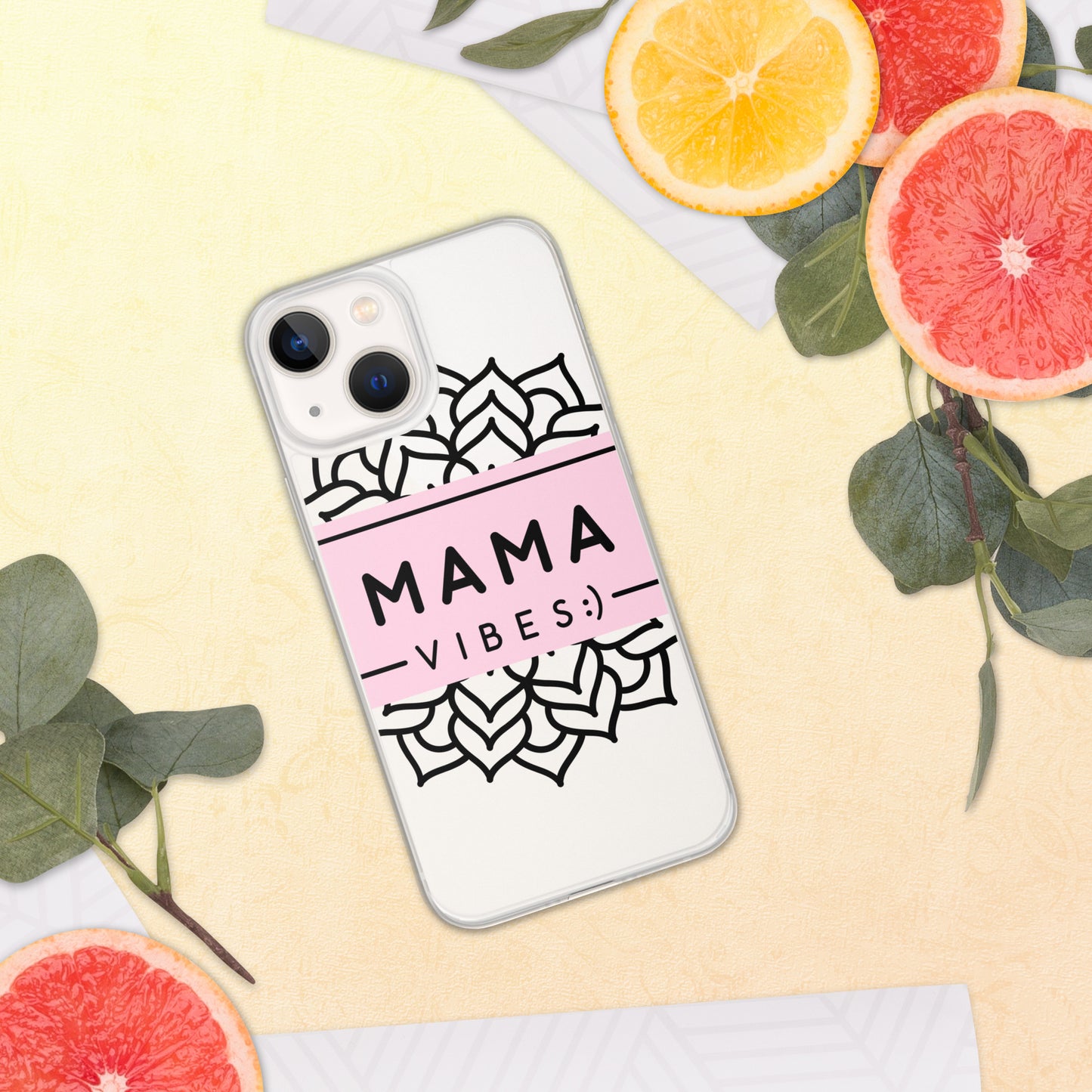 Mama Vibes Clear Case for iPhone®