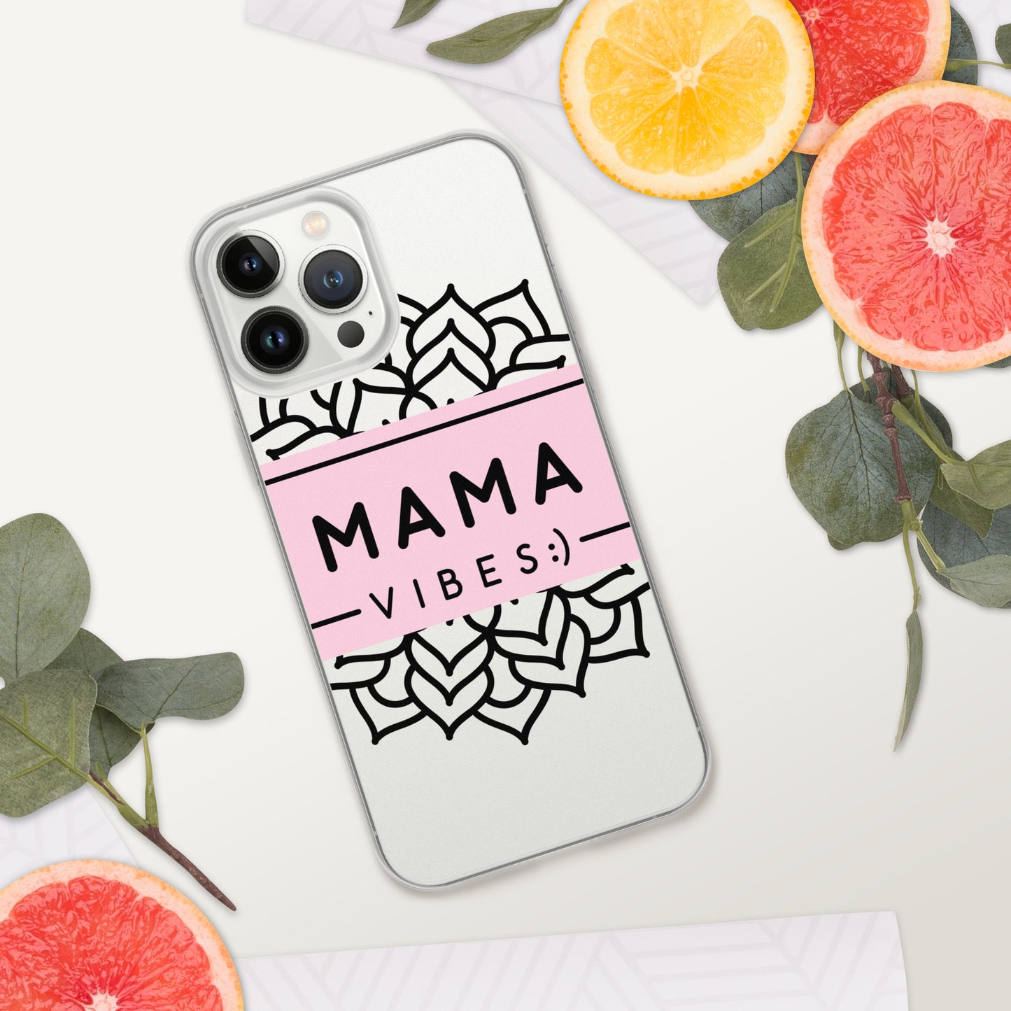 Mama Vibes Clear Case for iPhone®