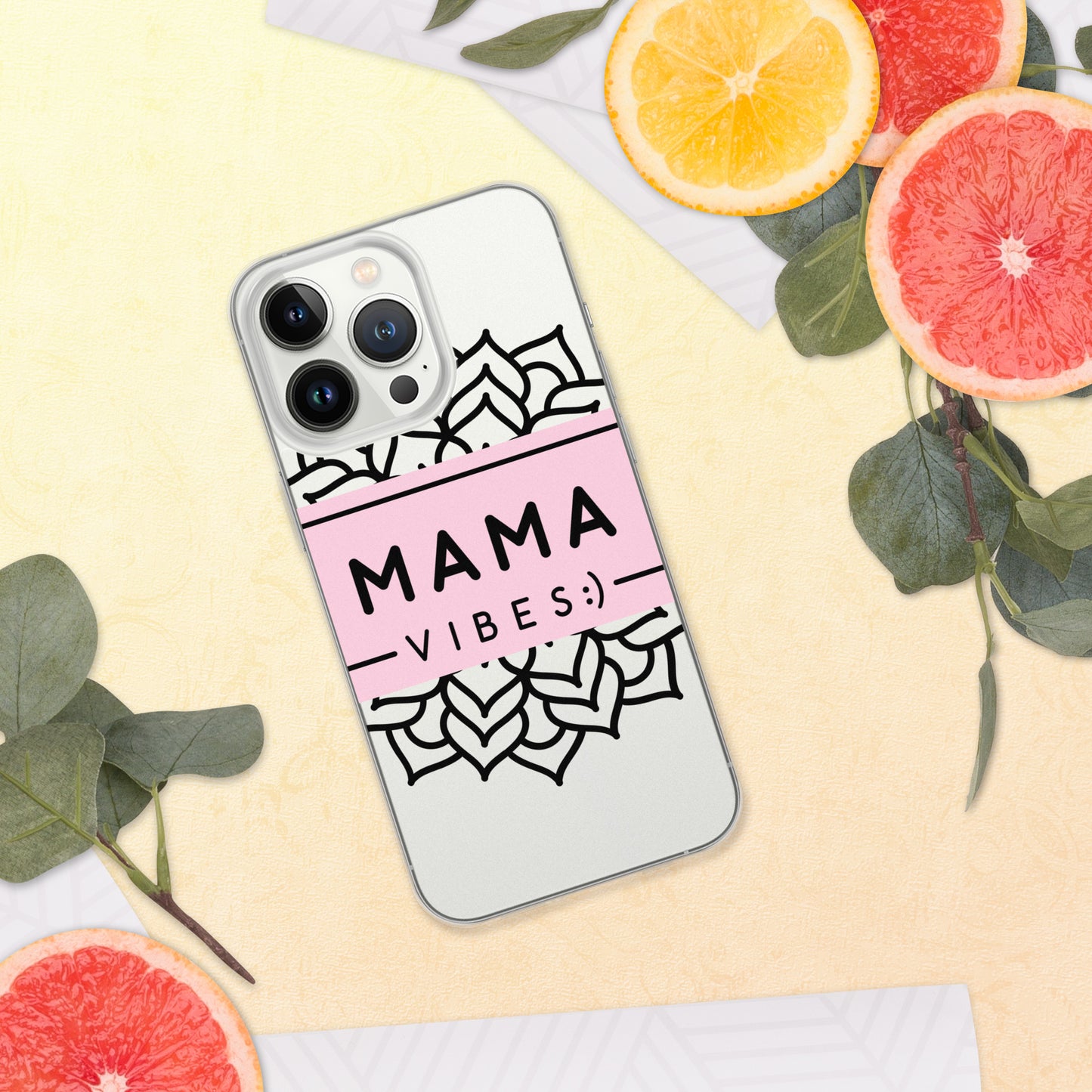 Mama Vibes Clear Case for iPhone®