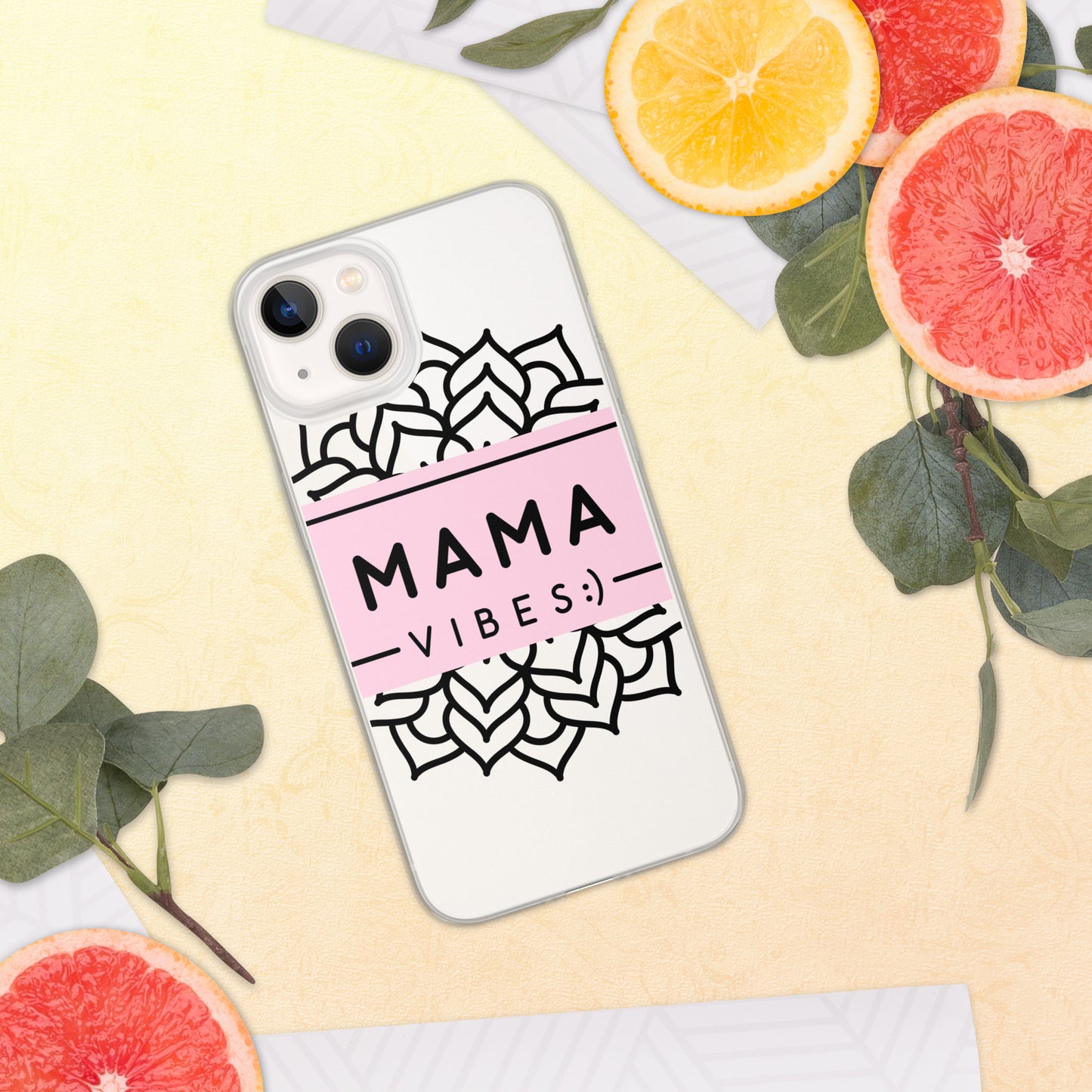 Mama Vibes Clear Case for iPhone®