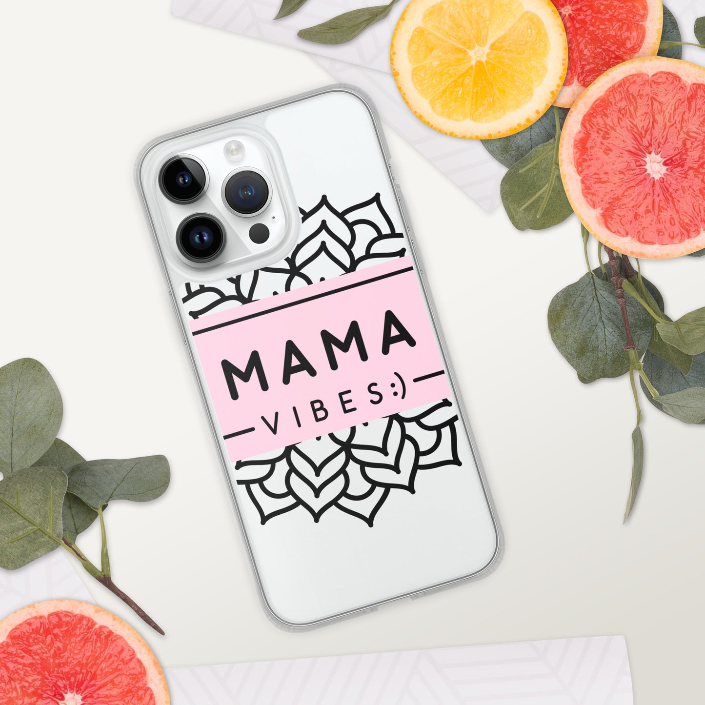 Mama Vibes Clear Case for iPhone®