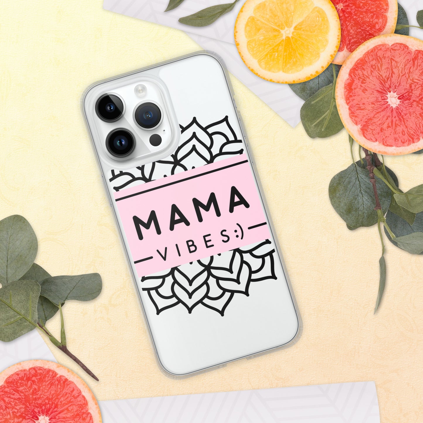 Mama Vibes Clear Case for iPhone®