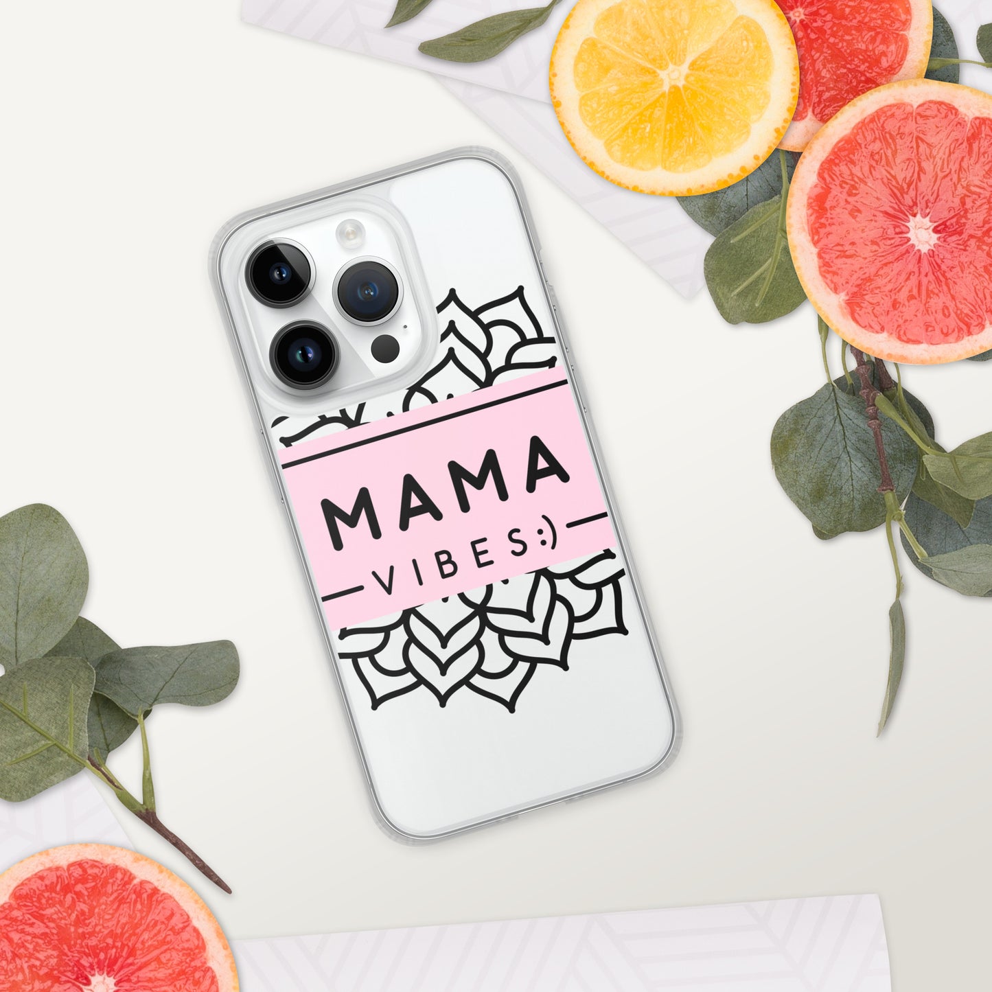 Mama Vibes Clear Case for iPhone®