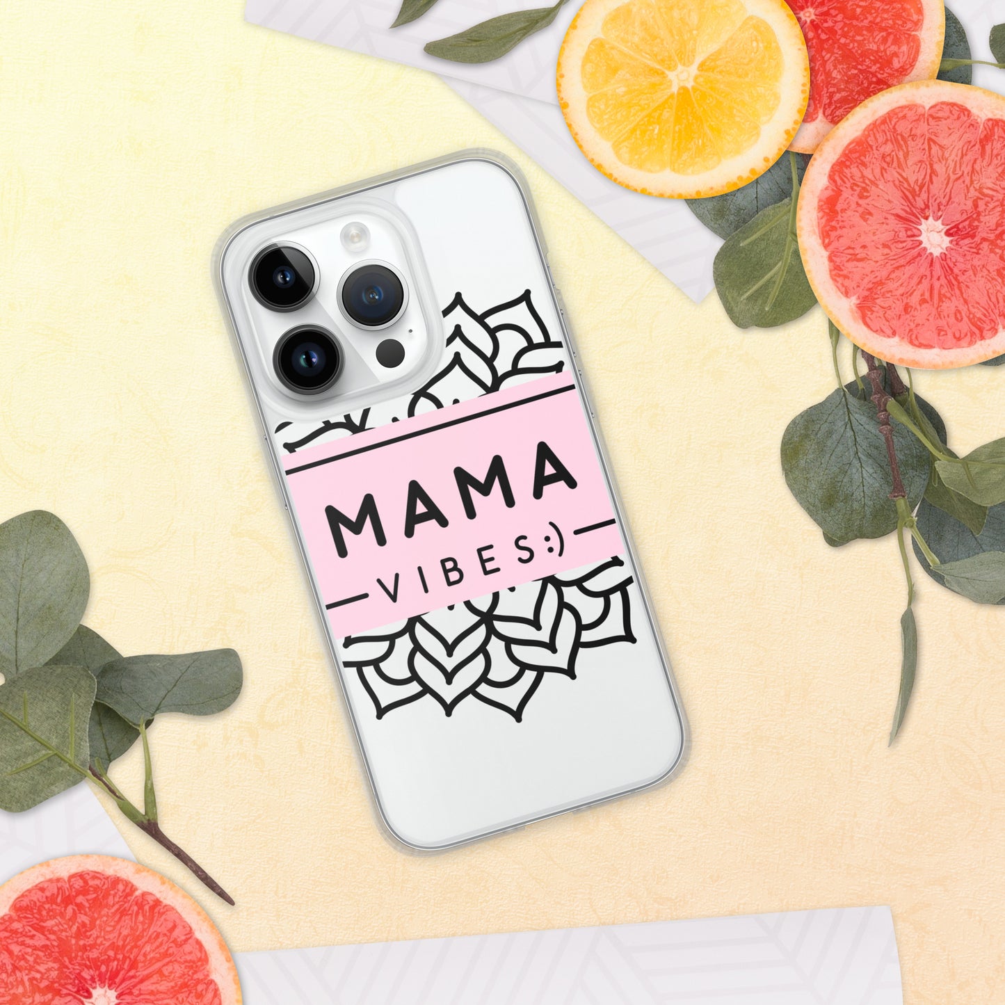 Mama Vibes Clear Case for iPhone®