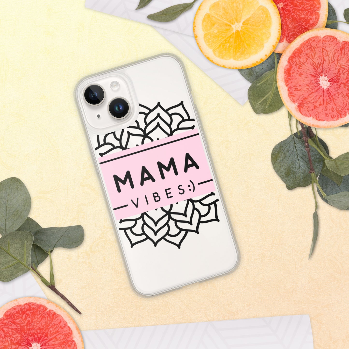 Mama Vibes Clear Case for iPhone®