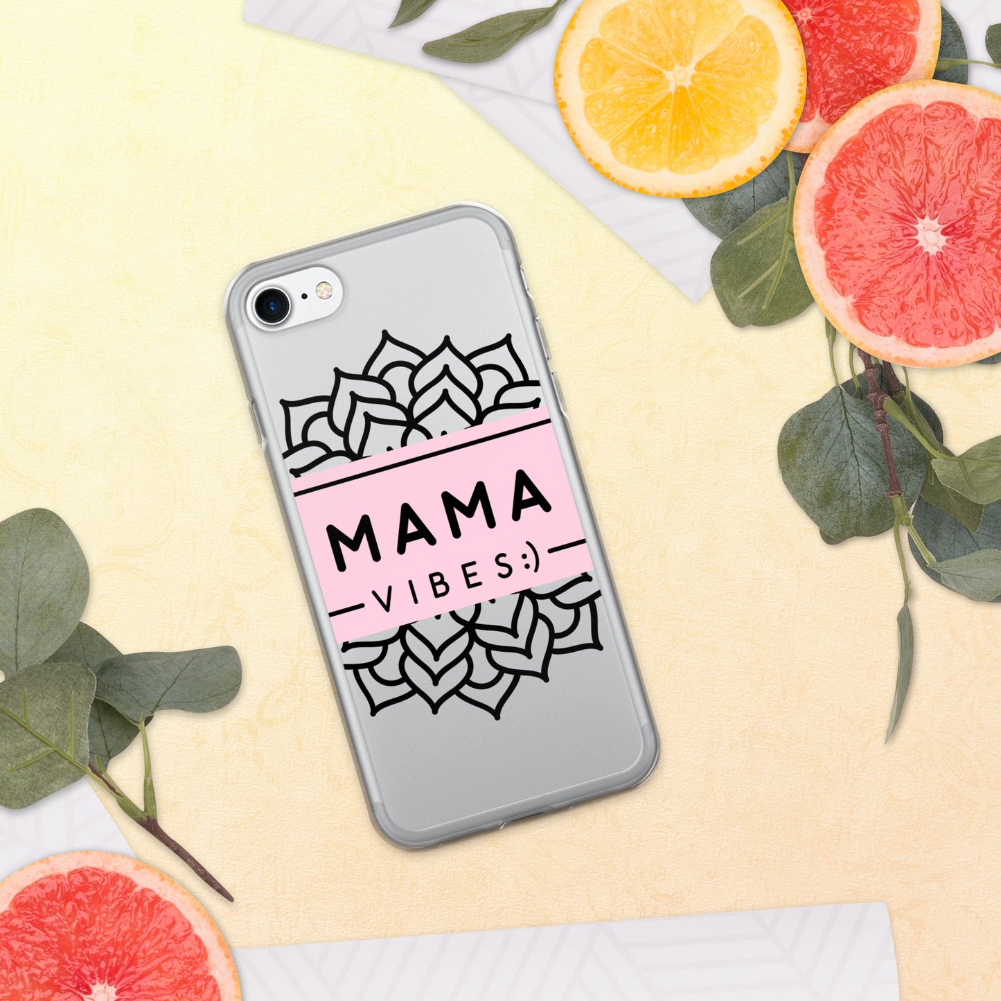 Mama Vibes Clear Case for iPhone®