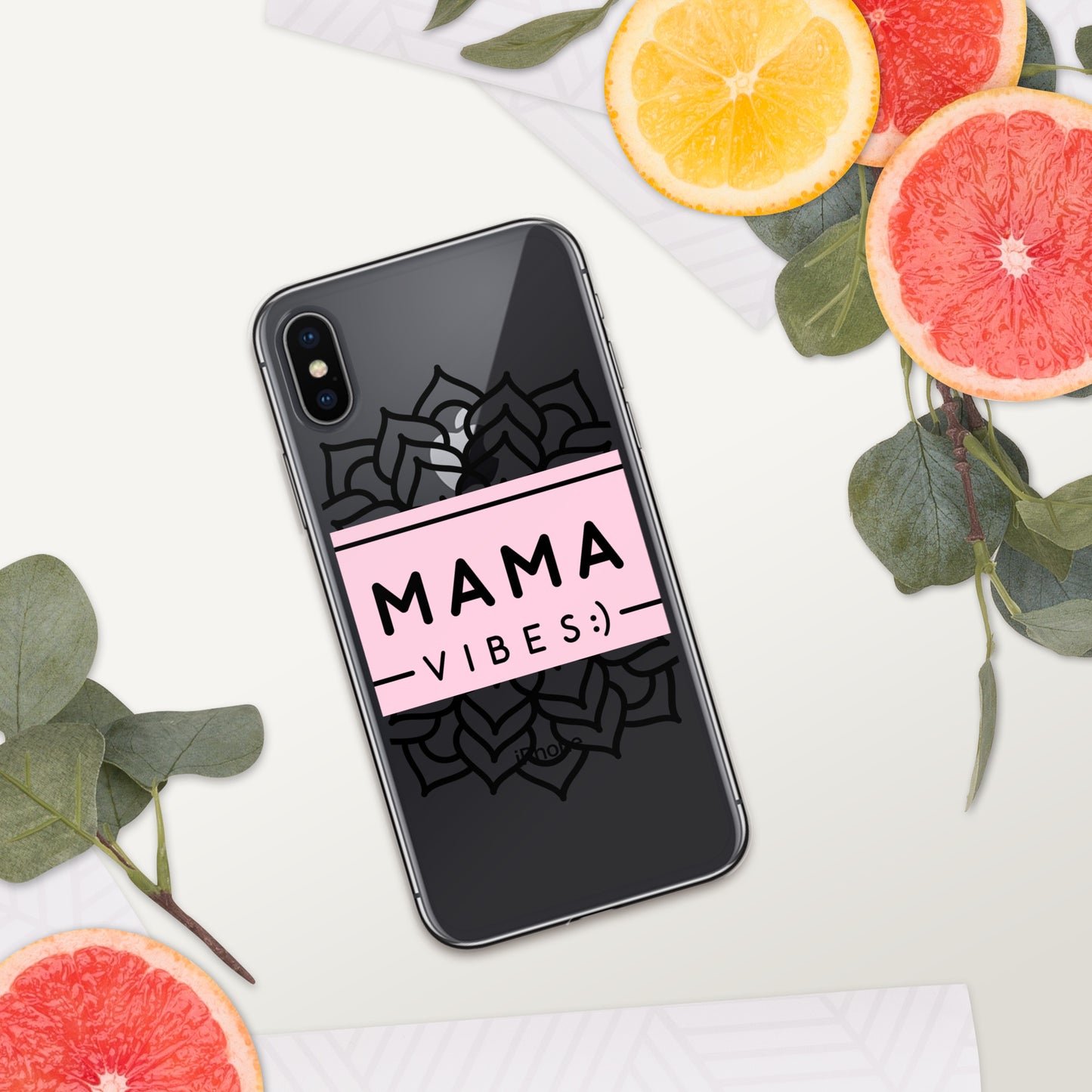 Mama Vibes Clear Case for iPhone®