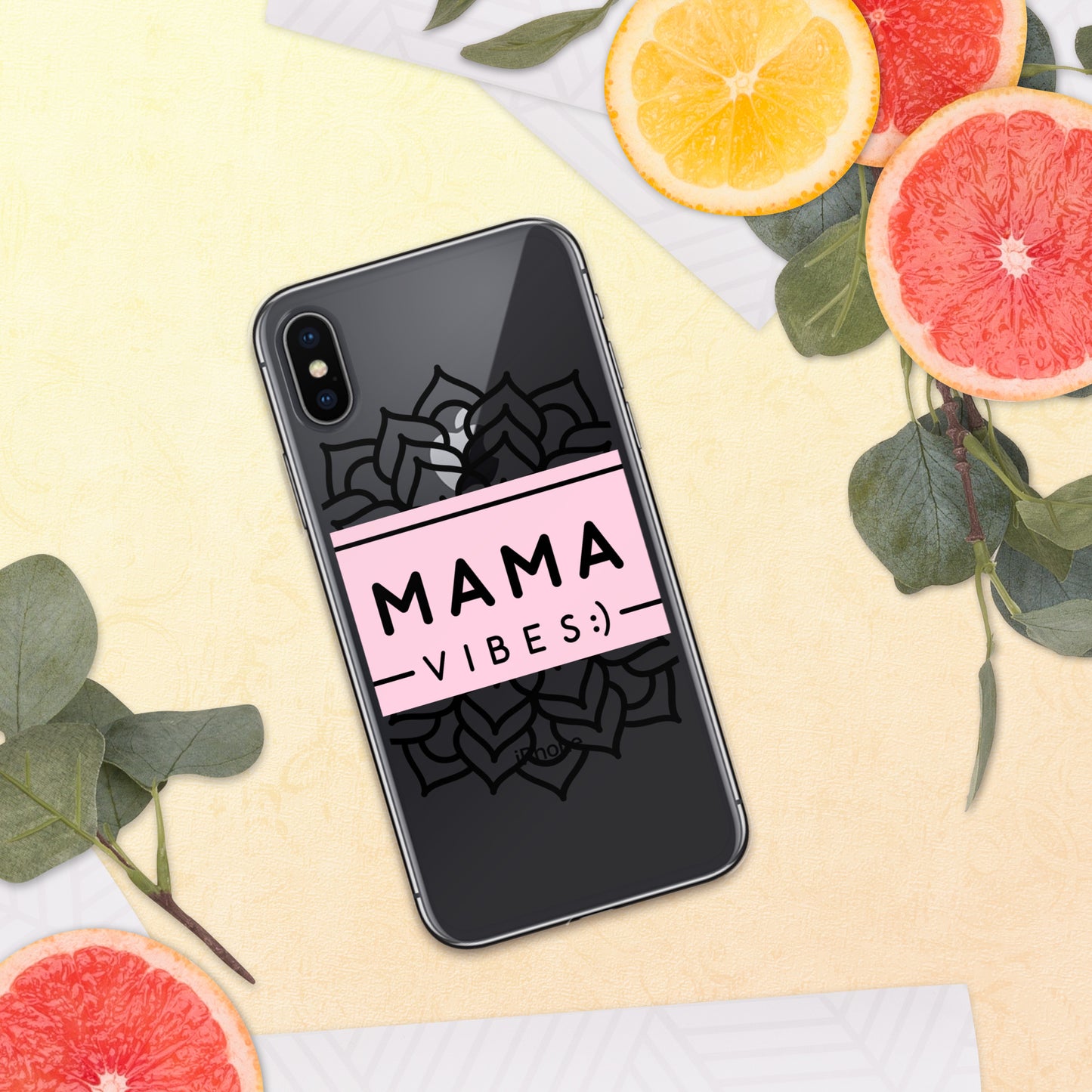 Mama Vibes Clear Case for iPhone®