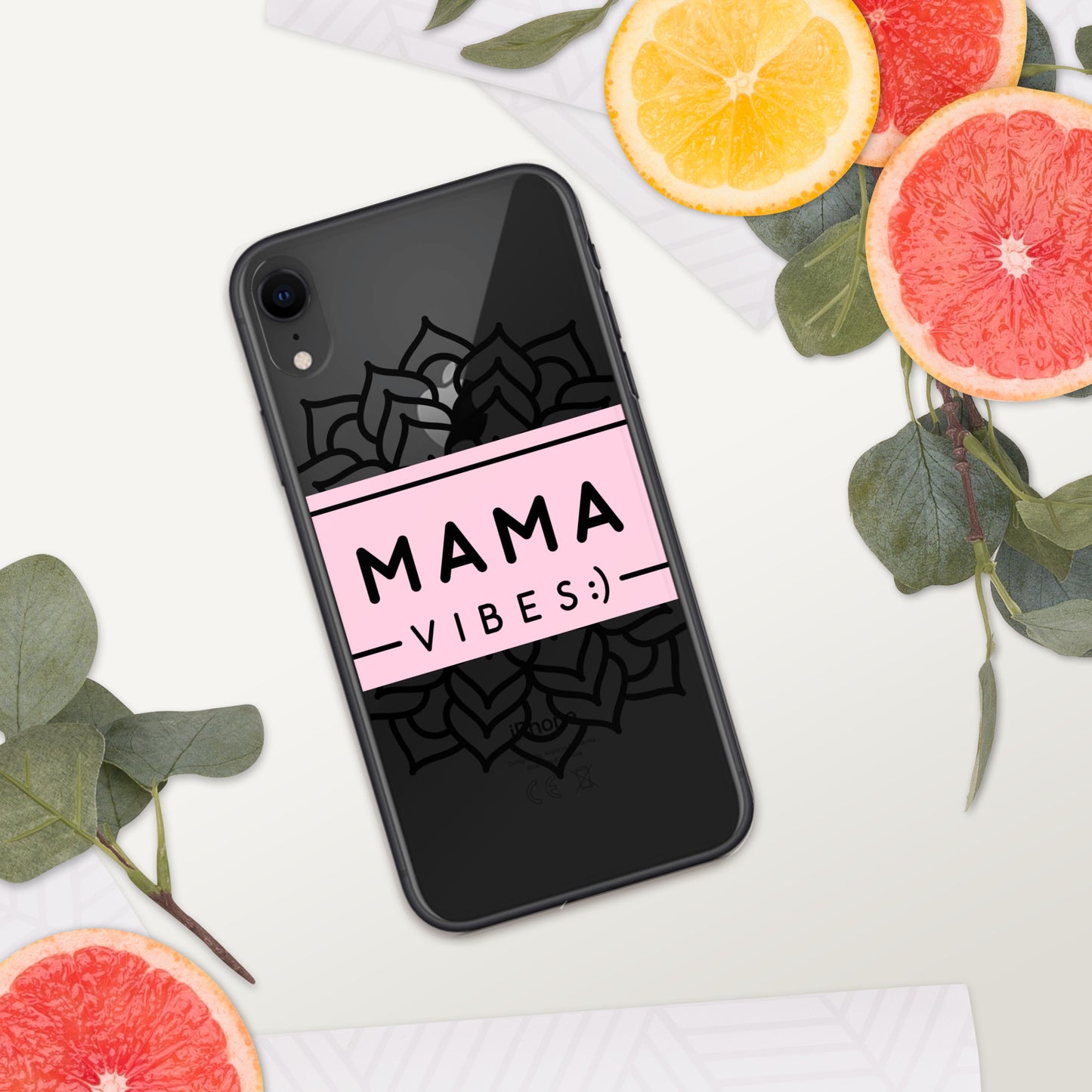 Mama Vibes Clear Case for iPhone®