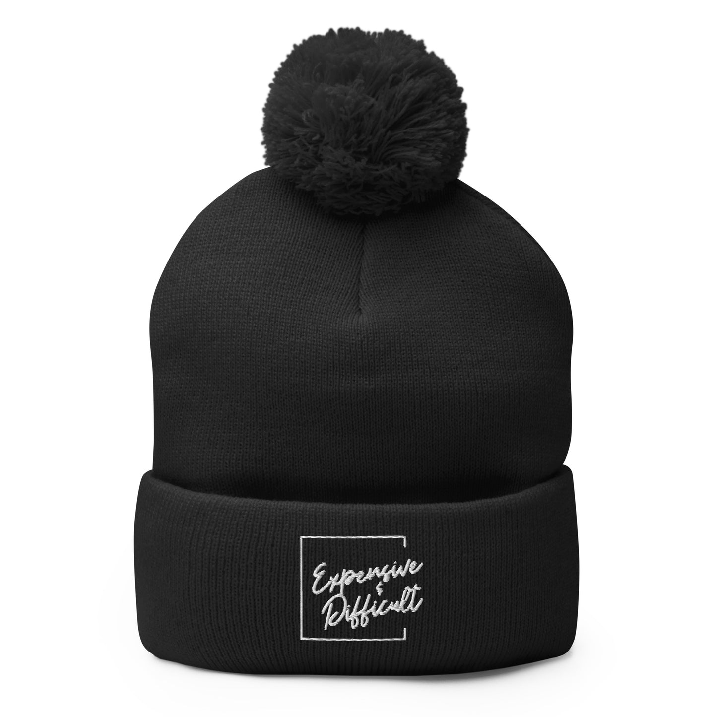 Expensive & Difficult Pom-Pom Beanie