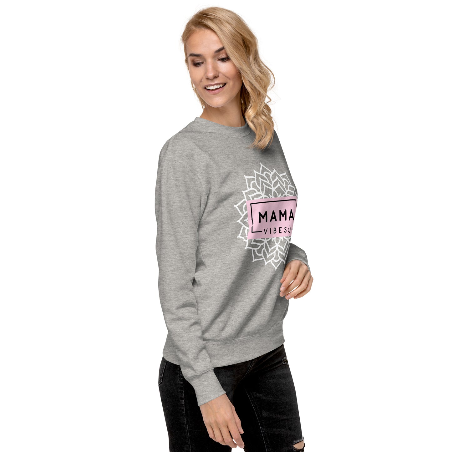 Mama Vibes Unisex Premium Sweatshirt