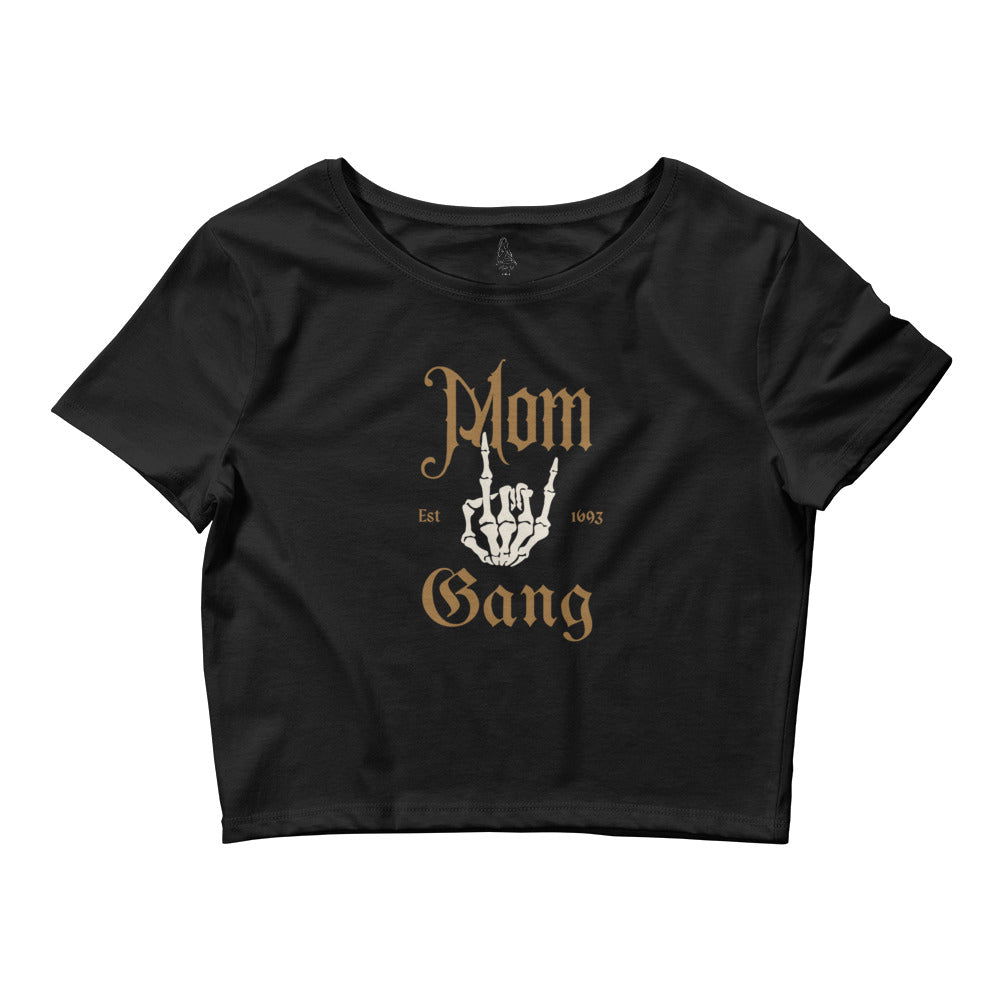 Mom Gang Crop Tee