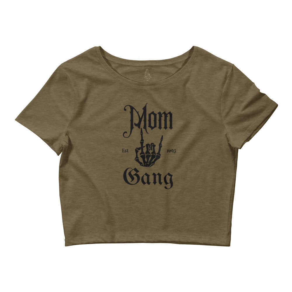 Mom Gang Crop Tee