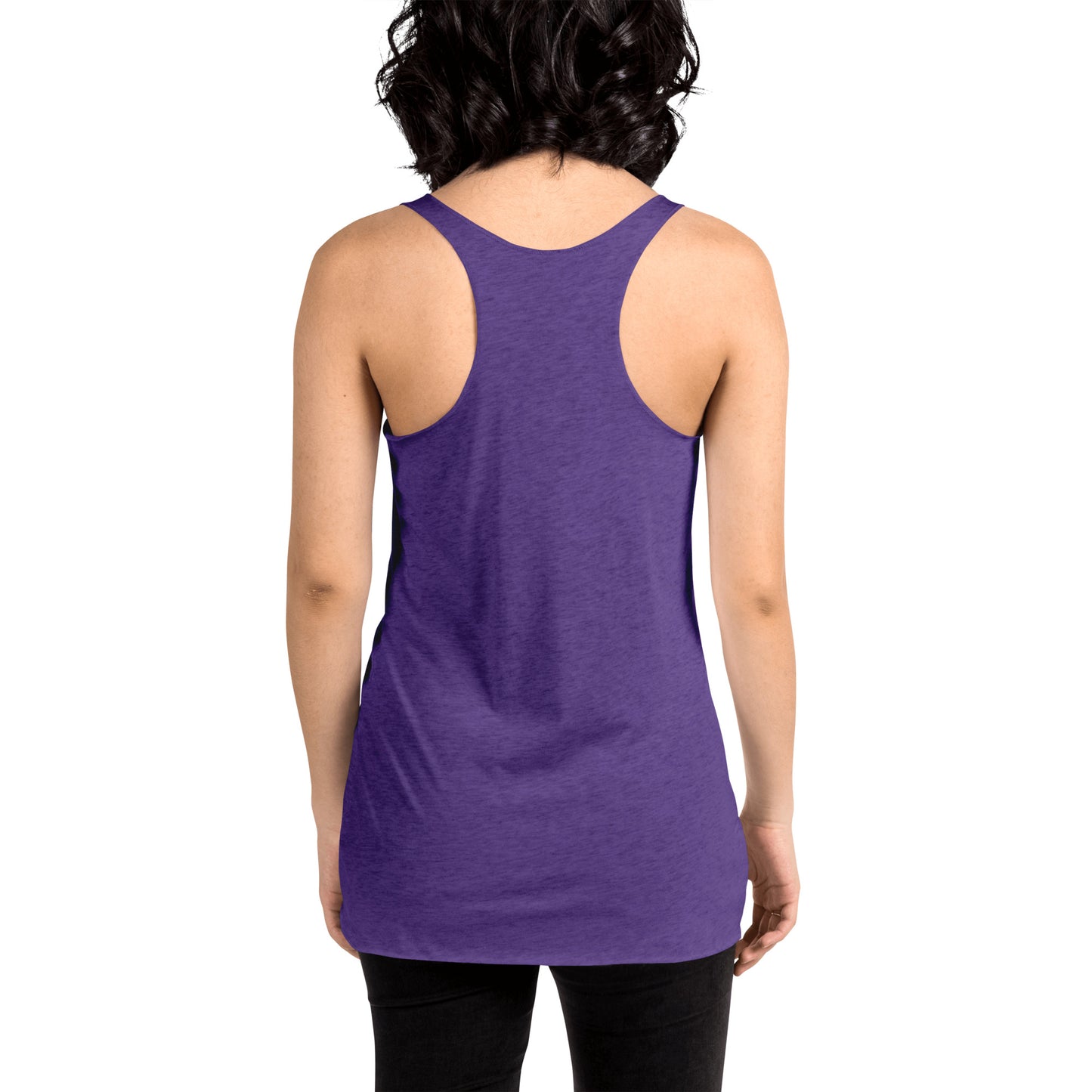 Don't judge women's Racerback Tank